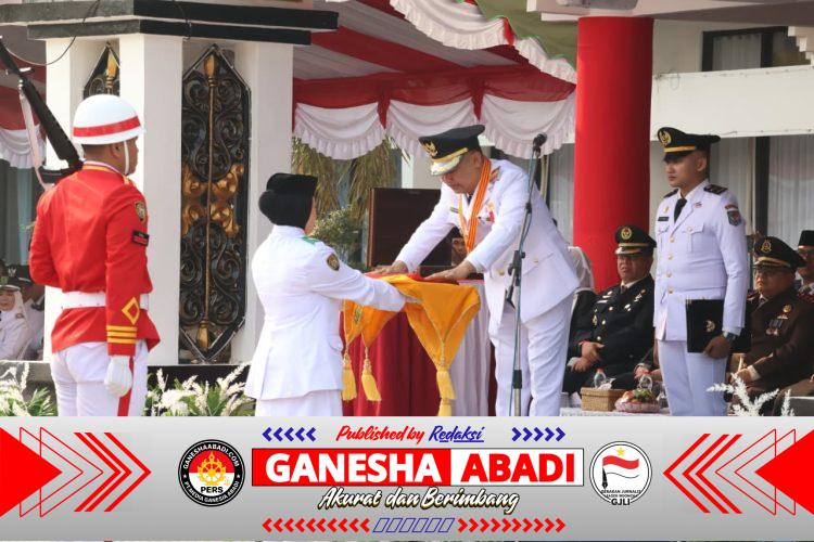 Bupati Pimpin Upacara Proklamasi Kemerdekaan Republik Indonesia Ke-81.