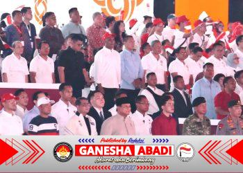 Panglima TNI Hadiri Karnaval Bersatu, Meriahkan Perayaan HUT ke-81 Kemerdekaan RI