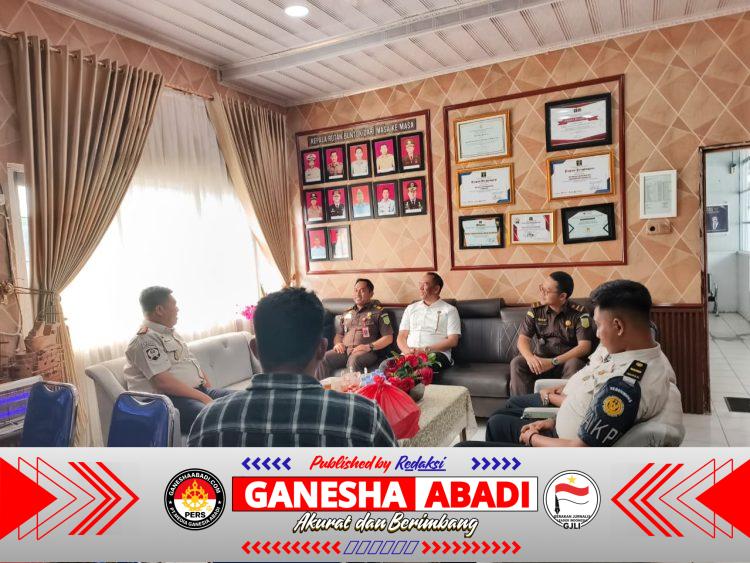 Perkuat Sinergitas Rutan Kelas IIB Terima Kunjungan PJU Polres Barsel dan Kejaksaan Negeri.