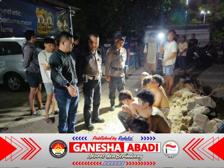 Piket Fungsi Polsek Pedurungan Amankan Tujuh Orang Diduga Anggota Gangster “Boystim12” Sebelum Tawuran