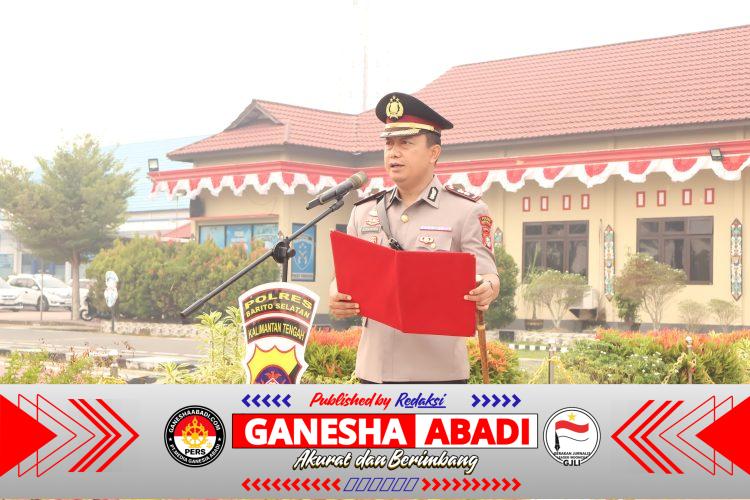 Kapolres Barsel Pimpin Upacara Hari Juang Polri 2026