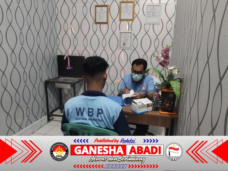 Kabut Asap Akibat Karhutla di Musim Kemarau Rutan Kelas IIB Lakukan Cek Kesehatan.