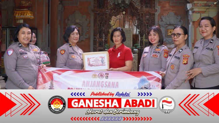 Pererat Silaturahmi di Hari Jadi Polwan ke-78, Polwan Polresta Denpasar Anjangsana ke Purnawirawan,