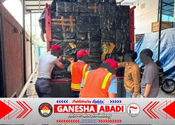 2,5 Juta Batang Rokok Ilegal Senilai Rp3,7 Miliar Digagalkan Bea Cukai di Pelabuhan Trisakti Banjarmasin
