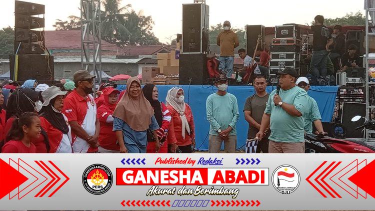 Gerak Jalan Sehat Semarak HUT Ke-81 RI di Teras, Babinsa Bersama Aparat Pastikan Kegiatan Aman dan Lancar