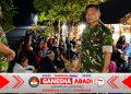 Patroli Malam, Anggota Koramil Paranggupito Pantau Keamanan Pertandingan Bola Voli