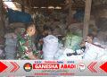 Musim Kemarau, Babinsa Ingatkan Pengusaha Rosok Waspada Kebakaran