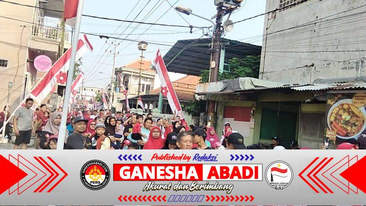 Kemerdekaan RT 04 Medaeng Meriah, Warga Antusias Ikuti Jalan Sehat hingga Lomba Sepeda Hias
