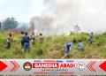 Komandan Lanud Sjamsudin Noor Dampingi Pangkodau II Tinjau Langsung Penanggulangan Karhutla di Kalimantan Selatan