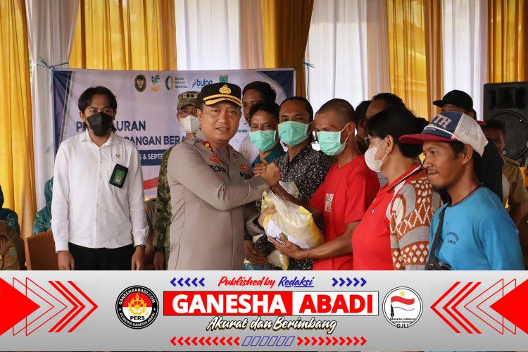Kapolres Hadiri Penyaluran Bantuan Cadangan Pangan Pemda Tahun 2026, Perkuat Sinergi Jaga Ketahanan Pangan Masyarakat