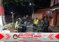 Patroli Malam Koramil 01 Wonogiri, Bersama Linmas dan Polsek Jaga Kondusivitas Kota