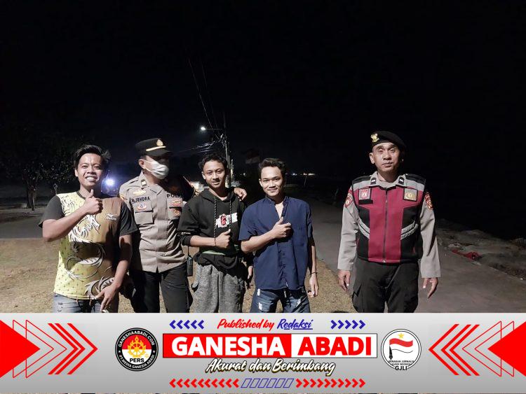 Ciptakan Rasa Aman bagi Warga dan Pengunjung, Polsek Dentim Gelar Patroli KRYD Malam Hari