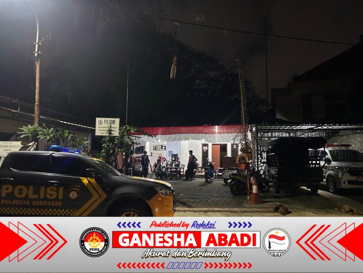 Unit Turjawali Samapta Polresta Denpasar melaksanakan patroli dialogis Jaga Situasi Kamtibmas