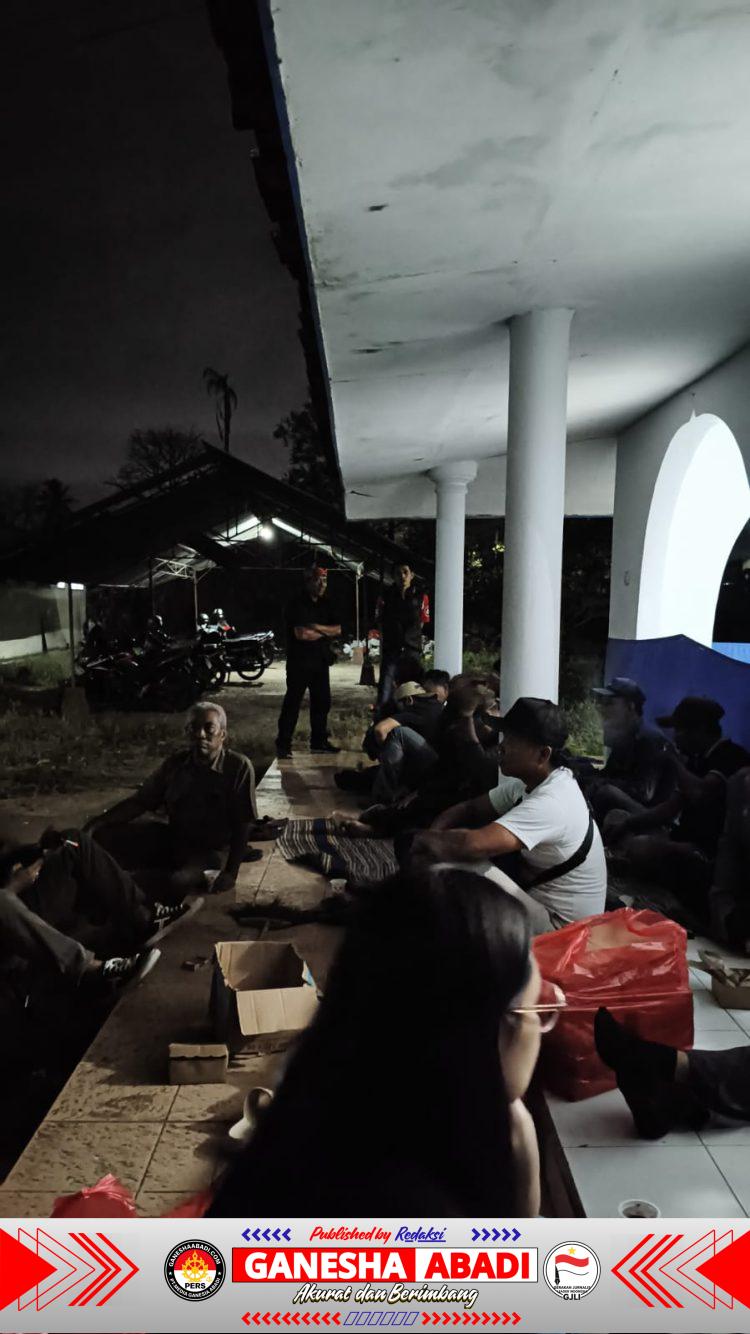 AMBB Bertahan hingga Dini Hari, “Engglek” Tegaskan Tak Akan Tinggalkan Lokasi Sebelum Tuntutan Tuntas