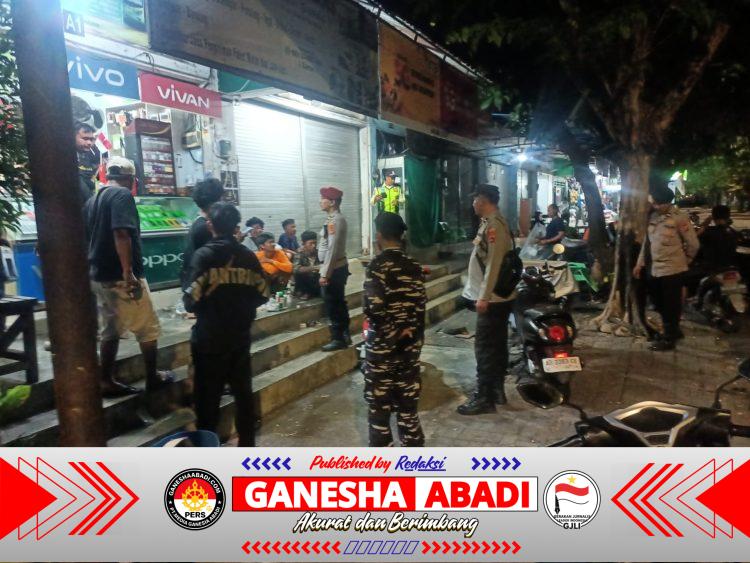 Cegah Gangguan Kamtibmas, Polsek Kawasan Pelabuhan Benoa Laksanakan Patroli Gabungan