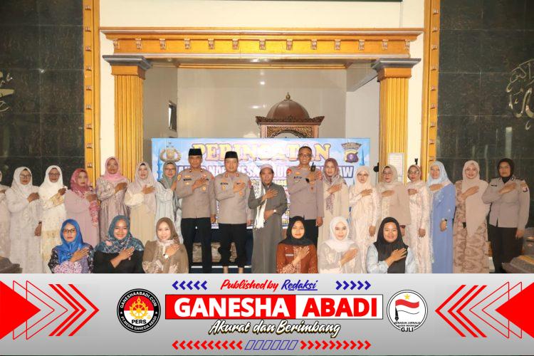 Polres Barsel Gelar Maulid Nabi Besar Muhammad SAW 1448 H, Kapolres Ajak Personel Teladani Akhlak Rasulullah