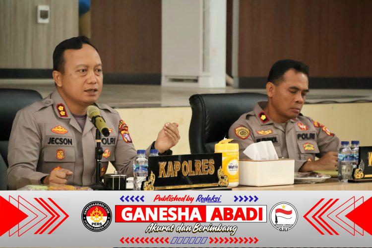 Kapolres Barsel Pimpin Anev Penanggulangan Bencana Karhutla di Wilkum Barito Selatan