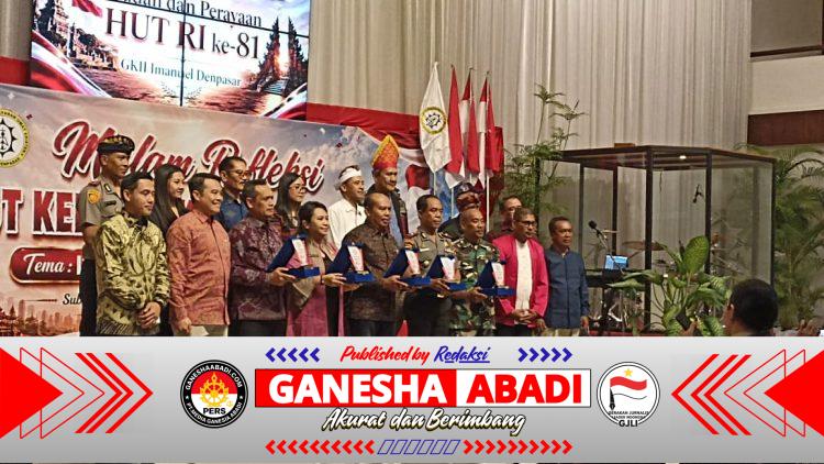 Hadiri Malam Refleksi HUT RI ke-81, Kapolsek Dentim Teguhkan Komitmen Jaga Kerukunan dan Kamtibmas