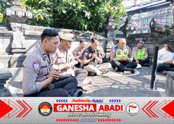 Jaga Soliditas dan Spiritualitas, Personel Polsek Kuta Selatan Persembahyangan Bersama