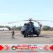 Pantau Dari Langit, Lanud Sjamsudin Noor Dukung Patroli Udara Helikopter Caracal TNI AU Dalam Penanganan Karhutla di Kasel
