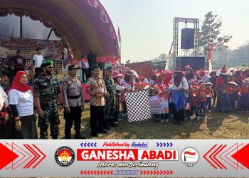 Bati Tuud Tangen Kawal Karnaval HUT RI ke-81, 300 Warga Galeh Tumpah Ruah