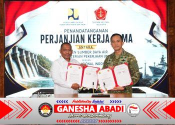 TNI-Kementerian PU Perkuat Sinergi Pengelolaan Sumber Daya Air