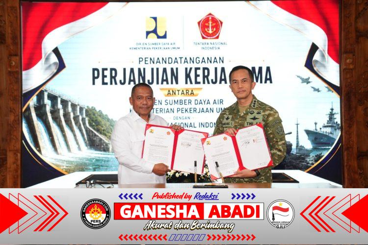 TNI-Kementerian PU Perkuat Sinergi Pengelolaan Sumber Daya Air