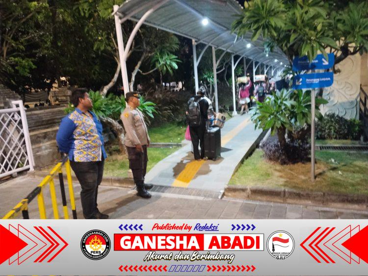 Sambang Yayasan Bina Ilmu Bali, Bhabinkamtibmas Edukasi Warga Manfaatkan Call Center Polri 110