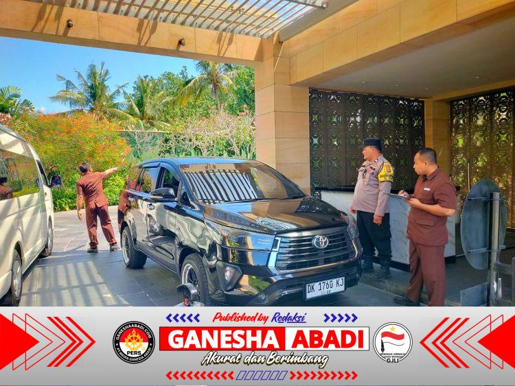 Sampaikan Imbauan Kamtibmas, Bhabinkamtibmas Kelurahan Benoa Laksanakan Sambang Dialogis dengan Security