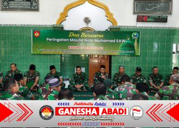 Kodim Boyolali Peringati Maulid Nabi, Dandim Ajak Prajurit Jadikan Keteladanan Rasulullah sebagai Pedoman Pengabdian