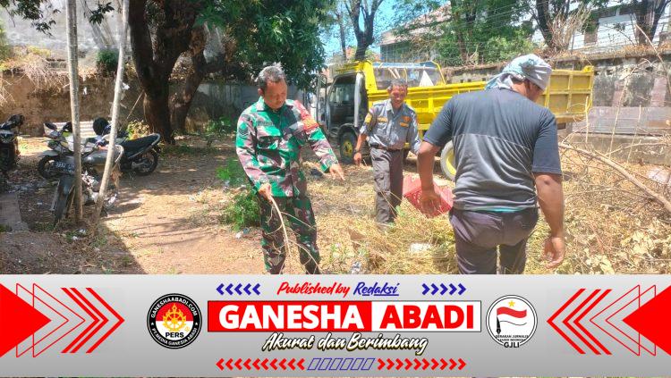 Cegah Kebakaran, Babinsa Kemlayan Himbau Warga Agar Tidak Bakar Sampah Sembarangan.