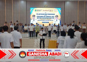 Bupati Lantik Sebanyak 213 Pejabat Administrator dan Pejabat Pengawas Salah Satunya Camat GBA Ikut Dirotasi