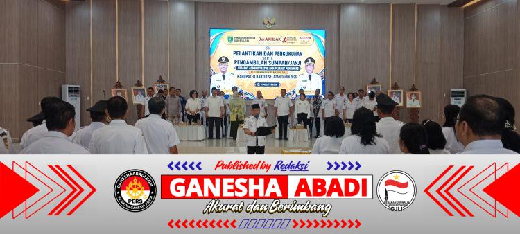 Bupati Lantik Sebanyak 213 Pejabat Administrator dan Pejabat Pengawas Salah Satunya Camat GBA Ikut Dirotasi