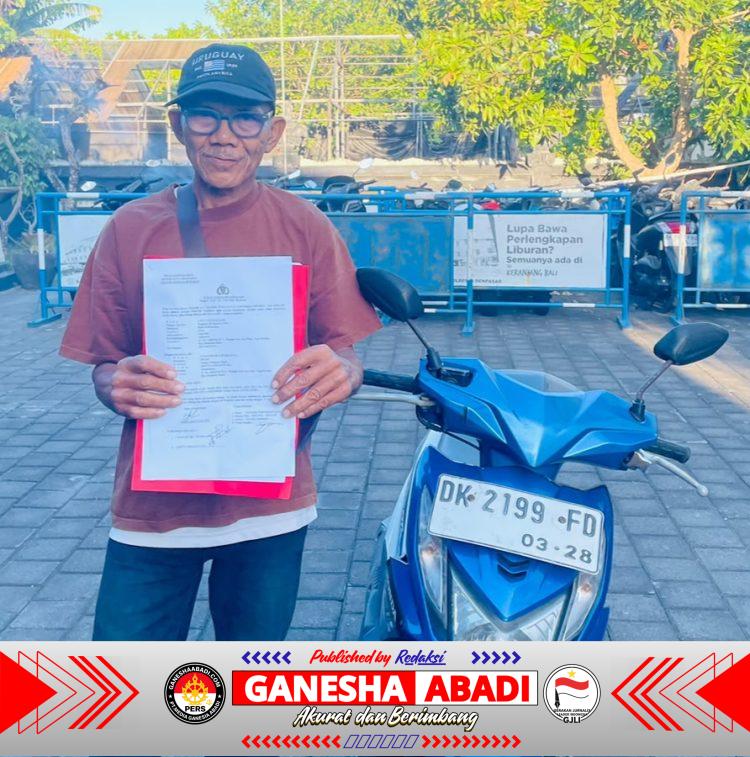 Motor Korban Curanmor Ditemukan di Pantai Lembeng Sukawati Setelah Viral di Media Sosial