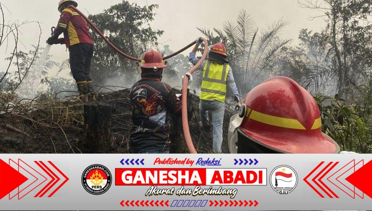 ERG PT MUTU Bantu Padamkan KarHutla, dan berikan Bantuan CSR akibat kekeringan Karhutla.