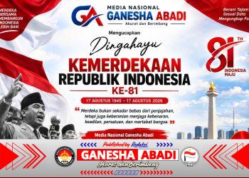 HUT KE-81 KEMERDEKAAN REPUBLIK INDONESIA 2026 “Media Merdeka, Pers Berintegritas, Indonesia Kuat”