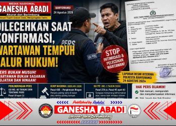 DILECEHKAN SAAT KONFIRMASI, WARTAWAN TEMPUH JALUR HUKUM