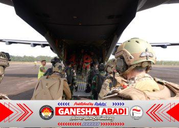 Prajurit SOF TNI dan US Army Sukses Laksanakan Infiltrasi Udara Dalam Latihan Super Garuda Shield 2026