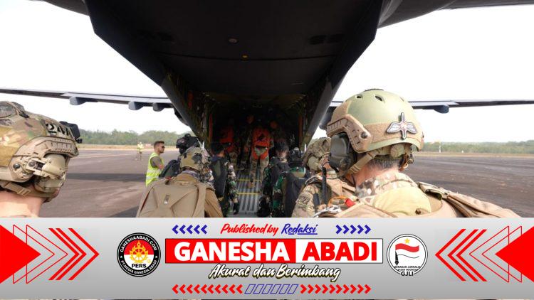 Prajurit SOF TNI dan US Army Sukses Laksanakan Infiltrasi Udara Dalam Latihan Super Garuda Shield 2026