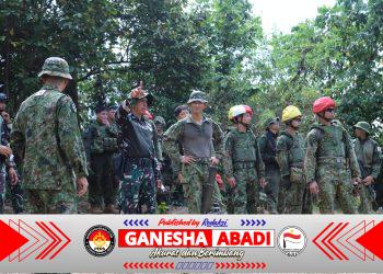 Dentuman Mortir Dan Tembak Reaksi Warnai Latgabma SGS 2026 Marfor Lampung
