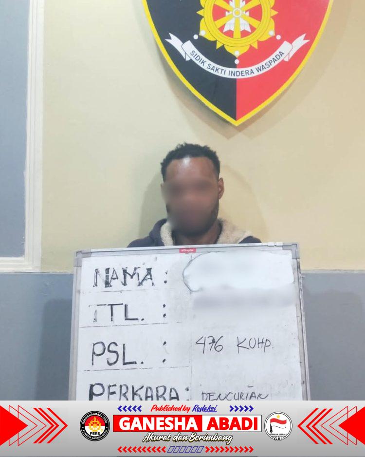Tak Kunci Stang, Motor NMAX Warga Dicuri, Pelaku Diamankan Unit Reskrim Polsek Dentim