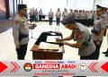 Kapolres Gresik Pimpin Sertijab PJU dan Kapolsek, 14 Personel Bergeser