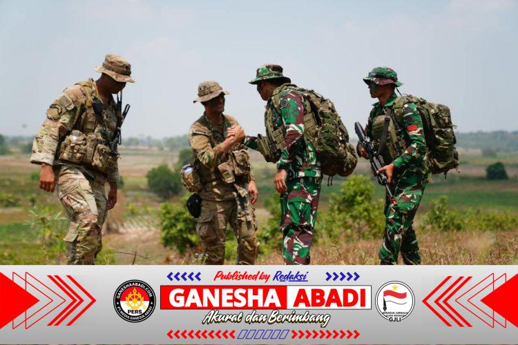 Aksi Airborne Lima Negara Warnai Latgabma SGS 2026