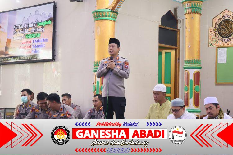 Jumat Curhat di Masjid Agung Baiturrahman, Kapolres Pamit dari Barito Selatan