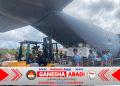 Pasokan Beras ASN Tiba di Yahukimo, Diangkut Hercules C-130 TNI AU