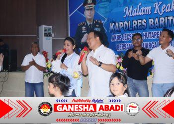 Penuh Kebersamaan dan Kehangatan Warnai Malam Keakraban Kapolres Barito Selatan Bersama Keluarga Besar Polres Barito Selatan