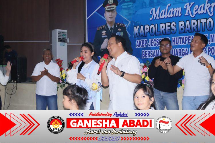 Penuh Kebersamaan dan Kehangatan Warnai Malam Keakraban Kapolres Barito Selatan Bersama Keluarga Besar Polres Barito Selatan