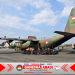 Hercules TNI AU Bawa Ratusan APD Bantuan Kemhan RI