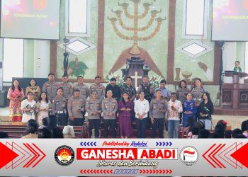 Pamit Dari Barsel , Kapolres Laksanakan Ibadah Dan Silaturahmi Bersama Jemaat Gereja Immanuel