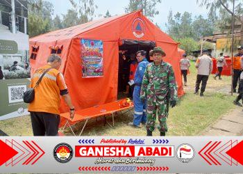 CAGAR ALAM HUTAN IJEN TERBAKAR, KODIM 0825/BANYUWANGI KERAHKAN TIM GABUNGAN